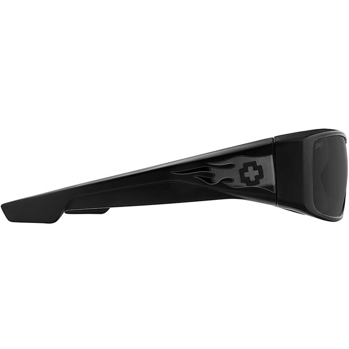 LOGAN, Matte Black Gloss Black Flames-Happy Gray, hi-res image number null